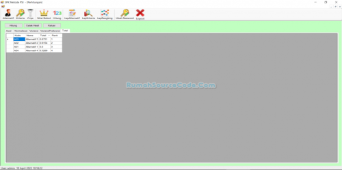 Source Code SPK Metode PSI VB