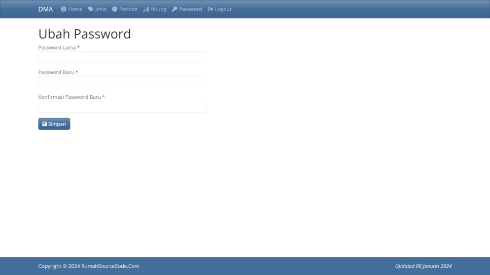 DMA PHP Password